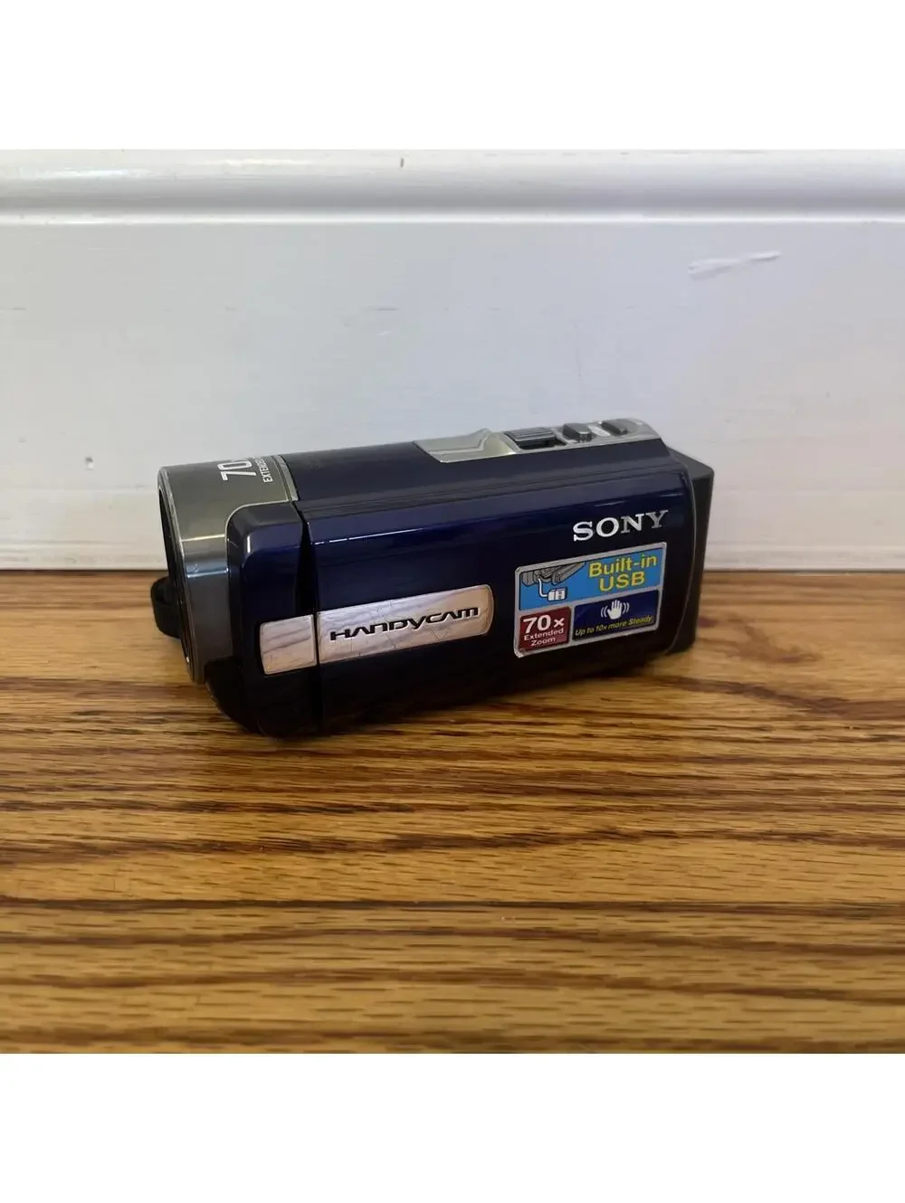 Sony Handycam DCR-SX45 (Blue) Digital Camcorder Touchscreen With Battery